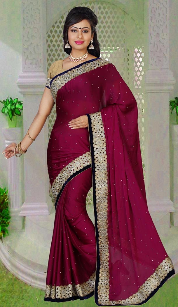 Designer sarees makes you look beautiful with its newest style and designs