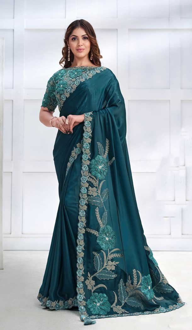 Party saree design best sale