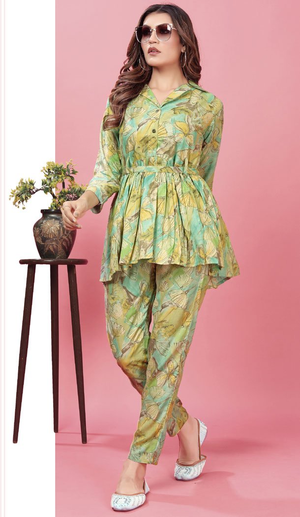 Beautiful Ethnic Design Cotton Straight Kurti With Pant And Chanderi Printed Dupatta Set, casual Dress, Women's Clothing, 3XL Size Kurti , 2024