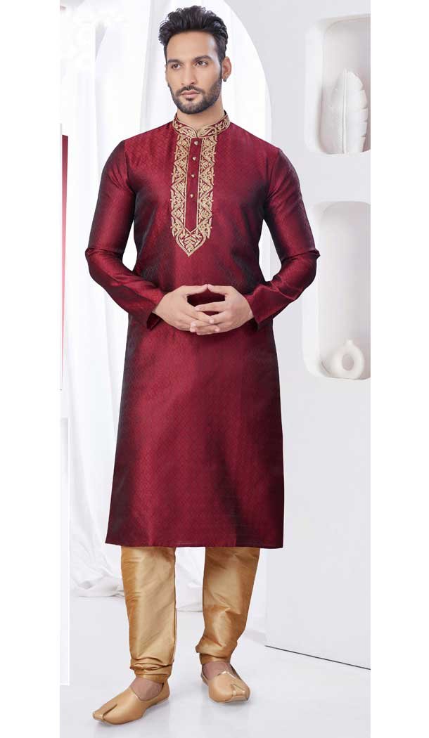 Maroon Kurta Pajama for men / plus size available orders