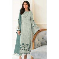 Fox Georgette Embroidered Pakistani Style Salwar Kameez In Light Pista Green - 10250192988