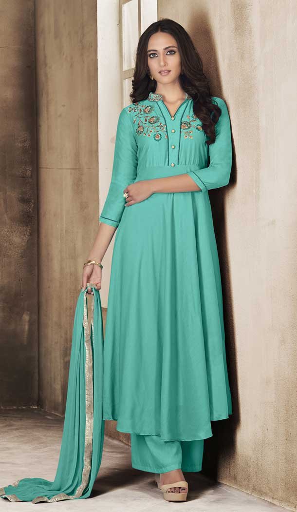 plazo salwar suit