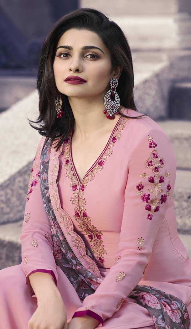 prachi desai pink dress