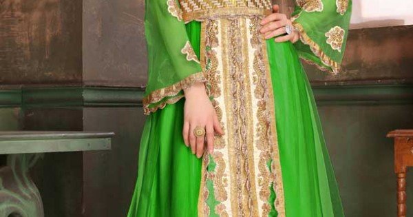 Farasha Moroccan Kaftan Dress Heenastyle