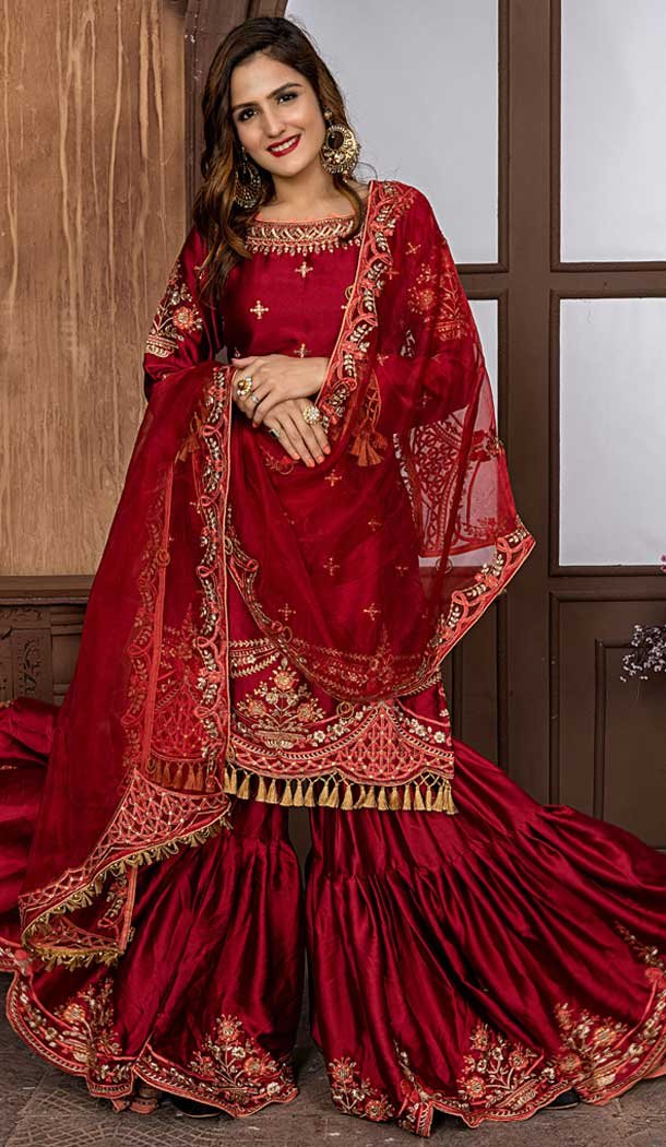 online party wear sharara suit