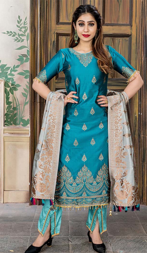 party wear banarasi suit