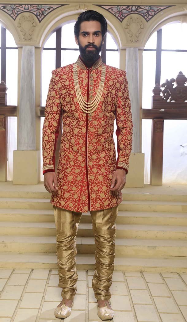 indo western wear for groom