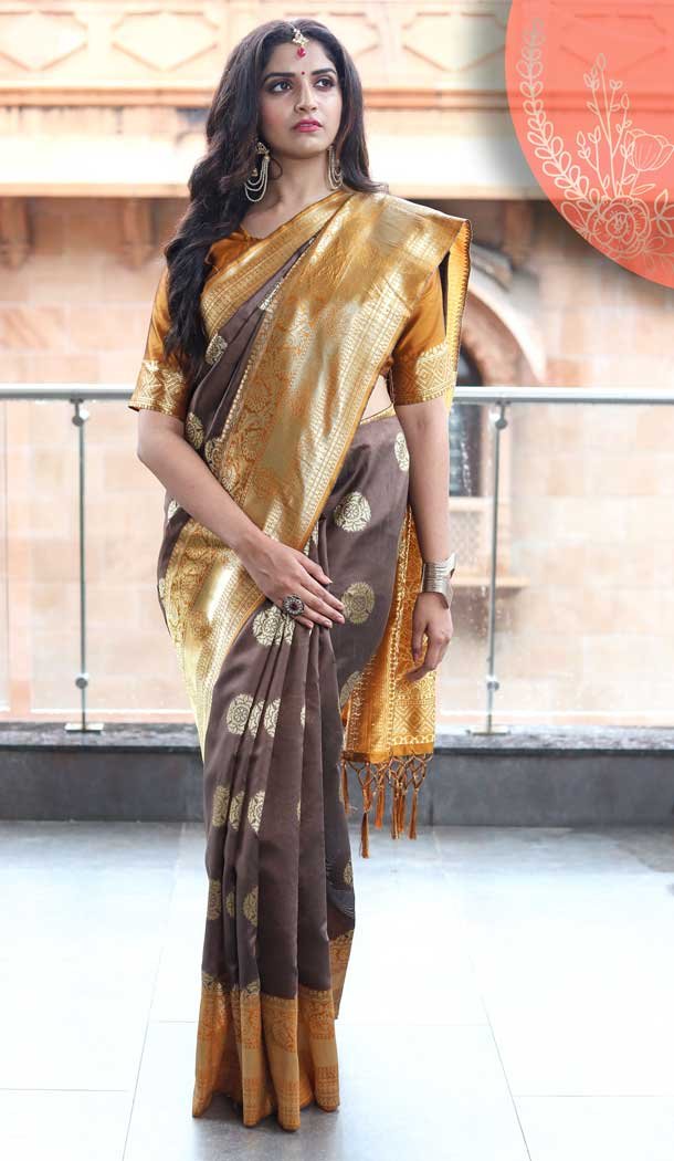 traditional party wear sarees