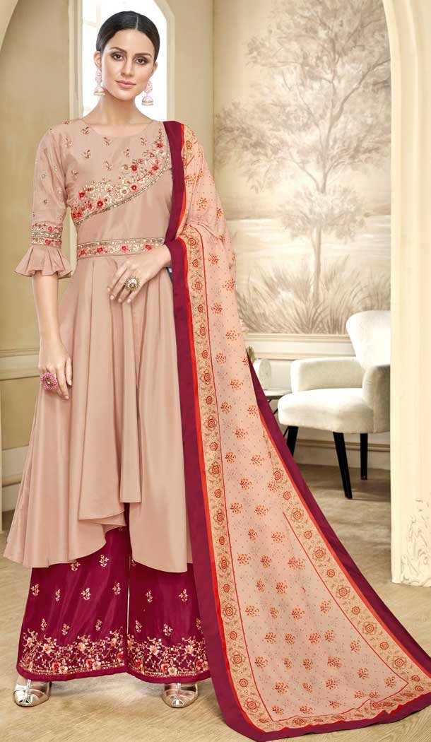 readymade palazzo suits for marriage