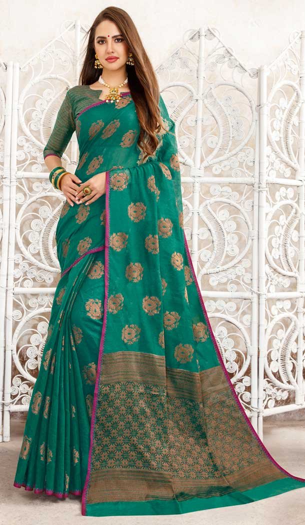 linen party wear sarees