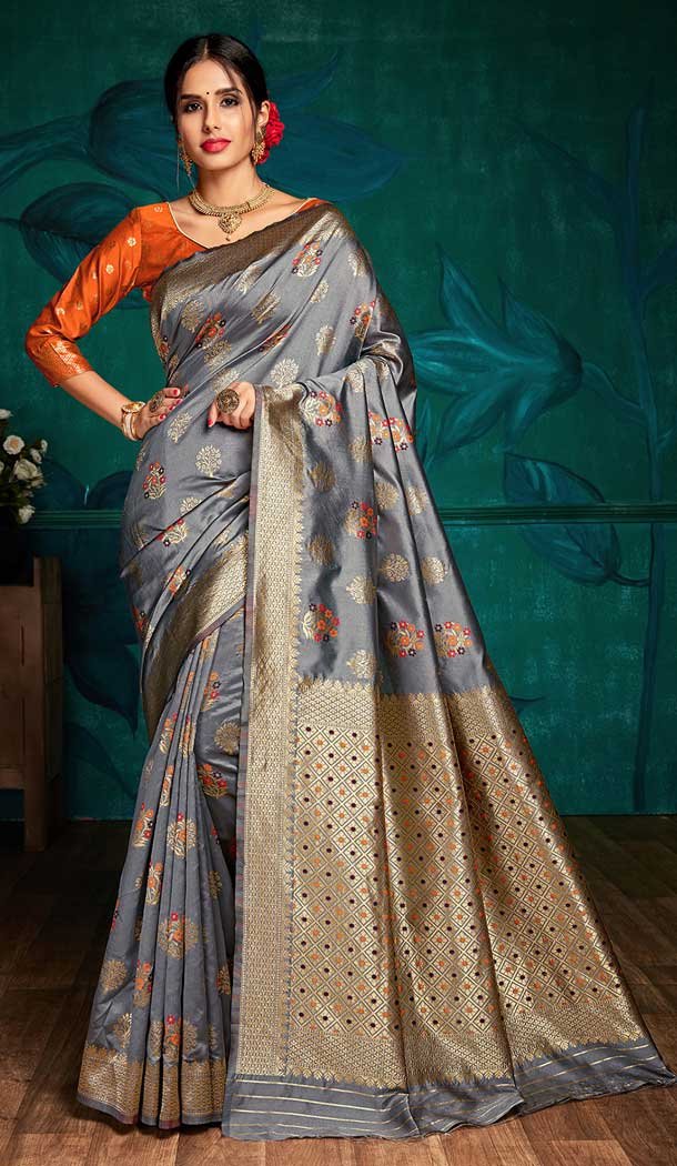 party wear saree ok design