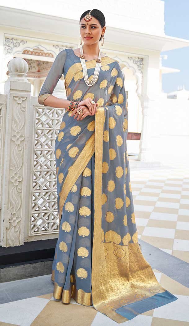 chiffon sarees party wear