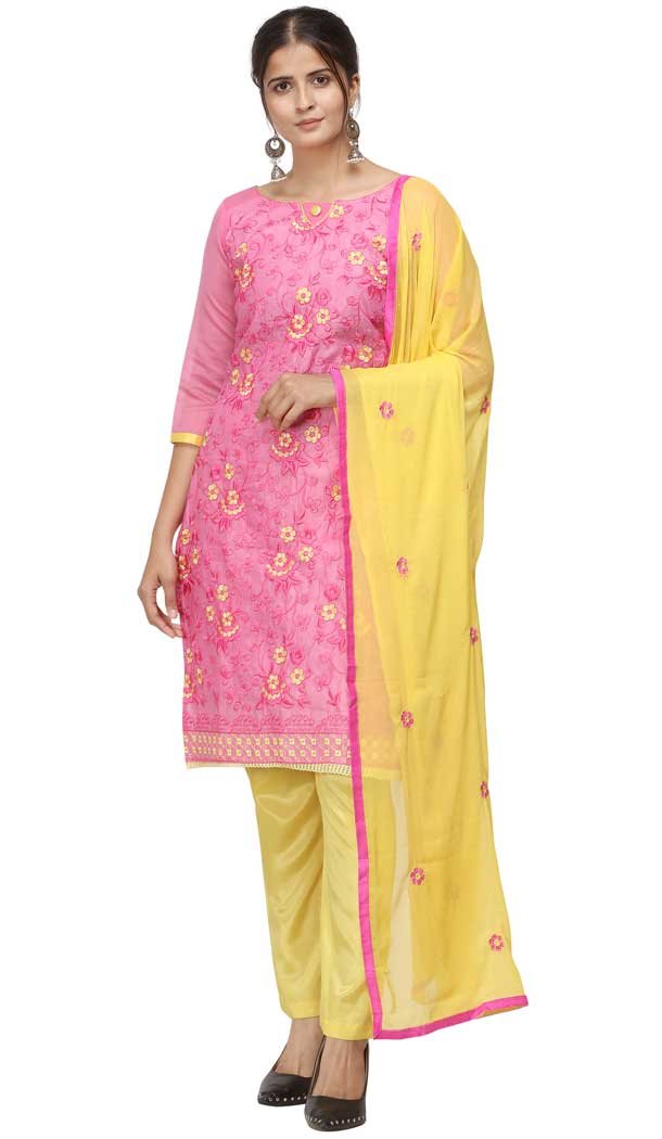 Chanderi Cotton Plus Size Salwar Kameez Online Usa 820899777 Heenastyle