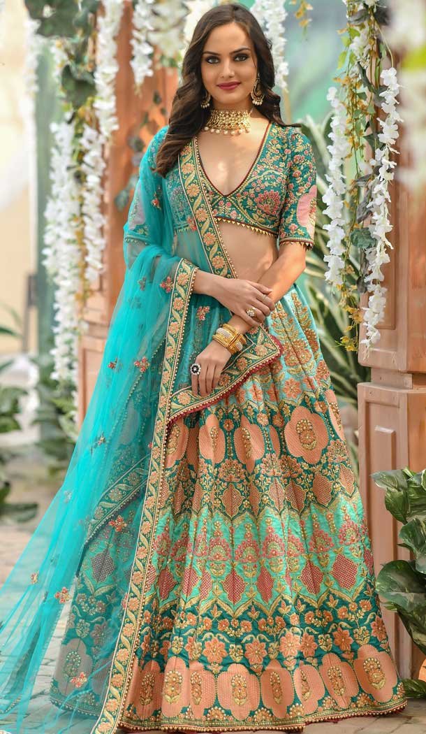 lehenga designs for bride's sister