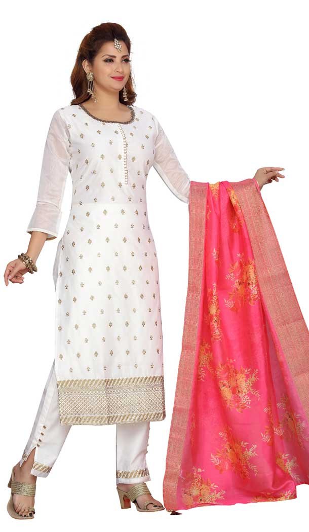 plus size unstitched salwar kameez