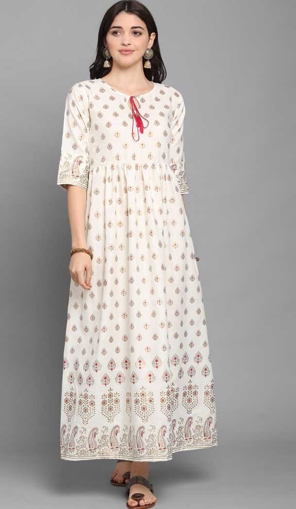 pakistani casual dresses in white colour