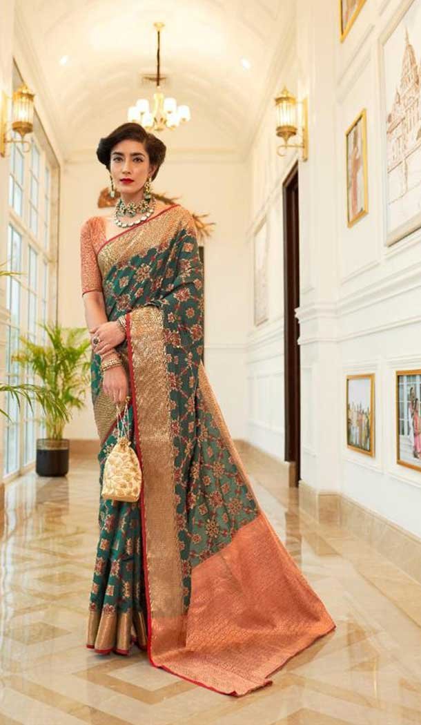 shaadi party wear saree