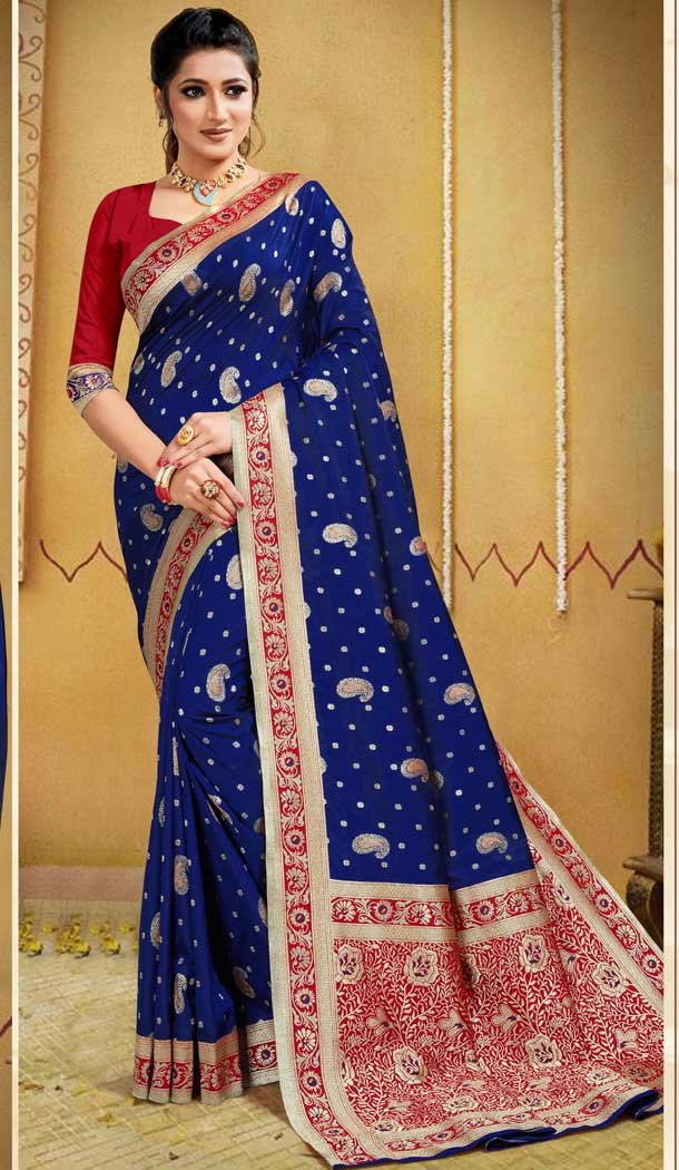 Traditional Banarasi Silk Saree Pics 365120350 Heenastyle