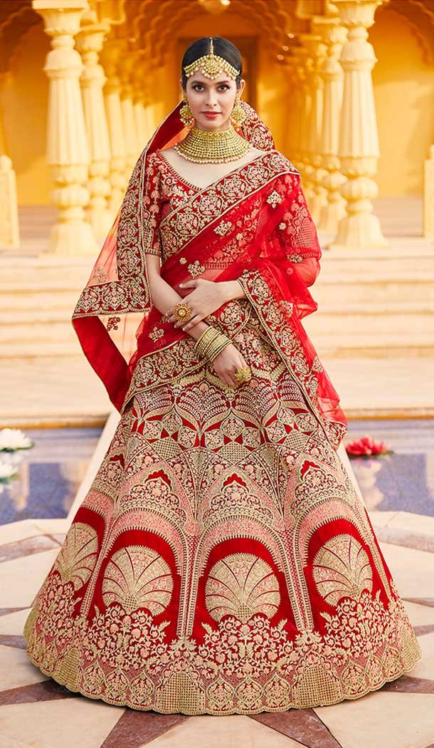 latest heavy designer bridal lehenga