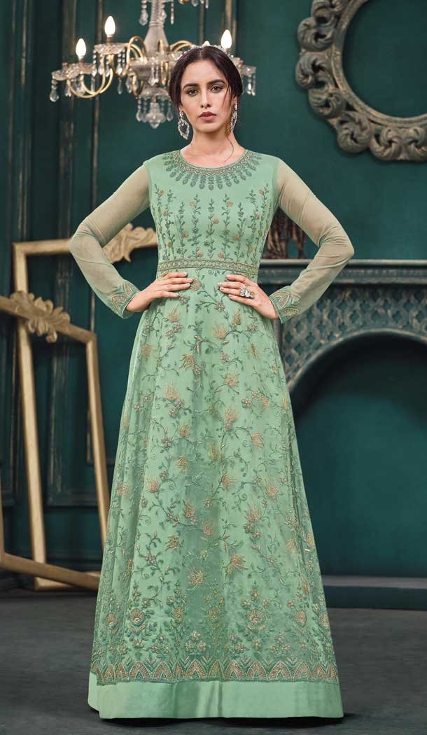 soft net anarkali