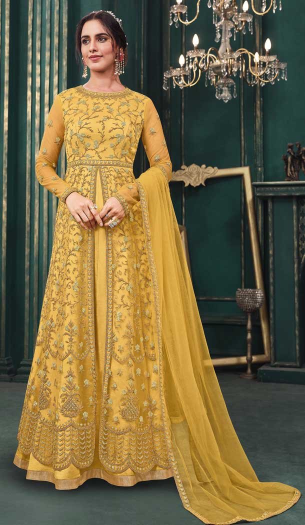 soft net anarkali