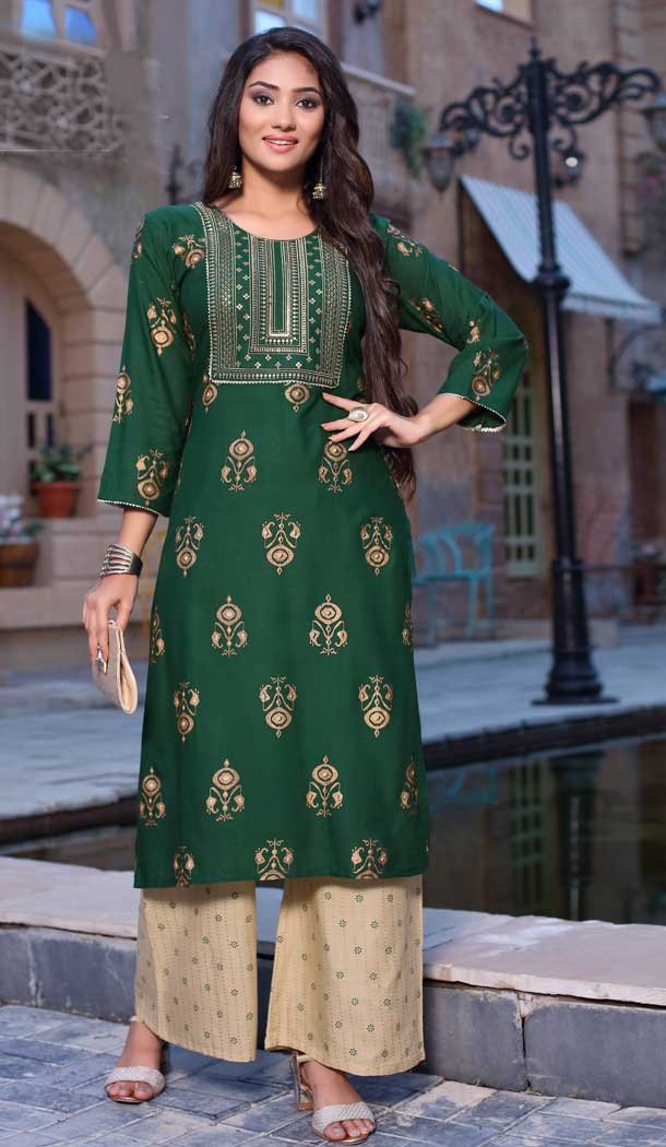 Buy Keeloo Inaya vol 1 Festive Wear Kurtis Pant With Dupatta catalogue