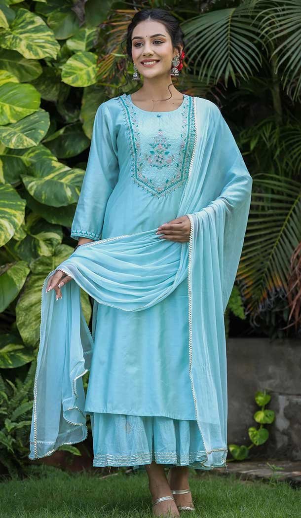 Buy Indian Party Wear Plus Size Salwar Kameez Online for Women | Heenastyle