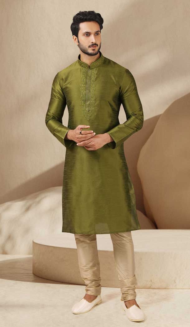 Green Kurta buy Pajama for men / plus size available