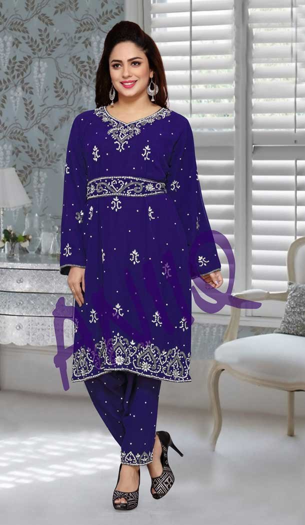 Purple top Stunning Modern embroidered thobe ,kaftan Stunning colors, stylish design and beautiful embroidery