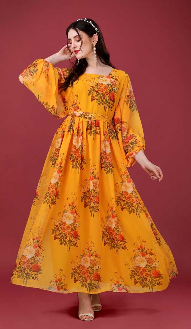 Mustard color dress hotsell