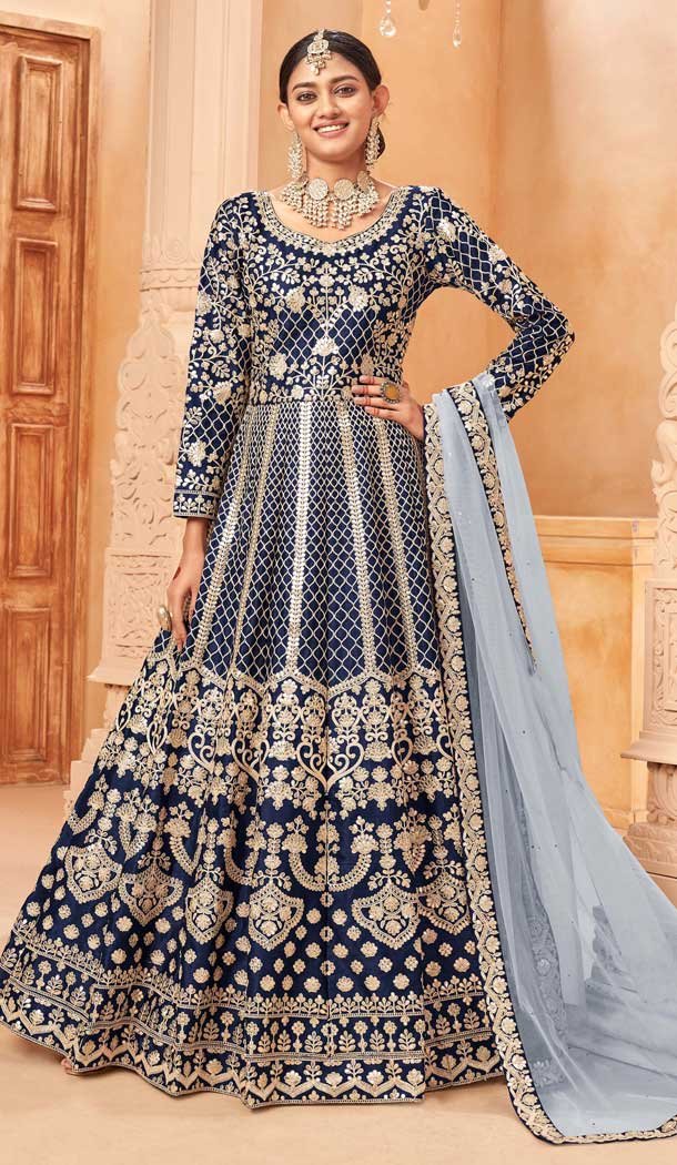 Plus Size Indian Designer Churidar Kameez Online for Women Heena Style