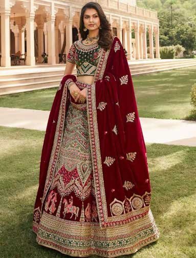 Lehenga Choli, Chaniya Choli, Choli Skirts Plus Size Lehenga